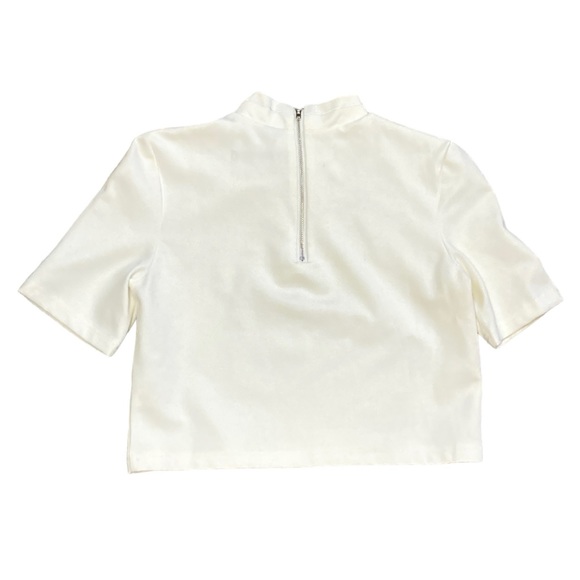 HYEIN SEO Reflective Thunder Top Women’s size 2 in Cream / Reflective 3M - Picture 8 of 9